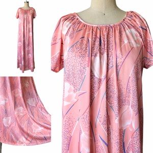 Vintage Pink Floral Chemise